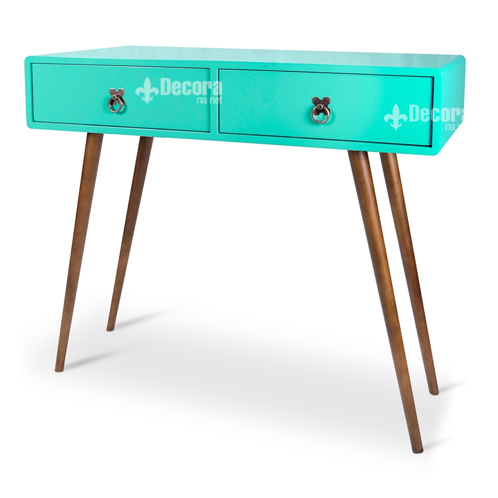Aparador Retr u00f4 Pé Palito Azul Turquesa 2 Gavetas Aparador Turquesa ~ Aparador Retr u00f4 Pé Palito Azul Turquesa 2 Gavetas