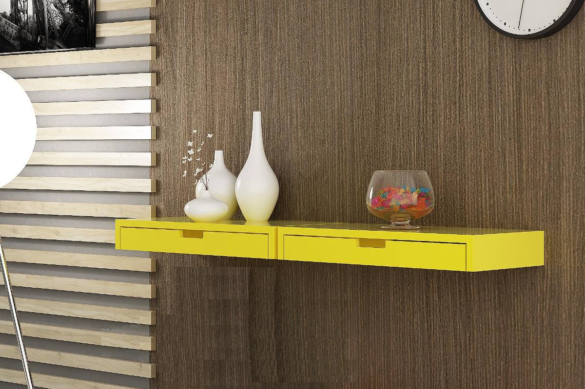 Aparador Suspenso Prateleira Com 2 Gavetas 110 Cm Em Mdf R$ 215,00 em Mercado Livre Curso De Artesanato Manaus ~ Aparador Suspenso Prateleira Com 2 Gavetas 110 Cm Em Mdf R$ 215,00 em Mercado Livre