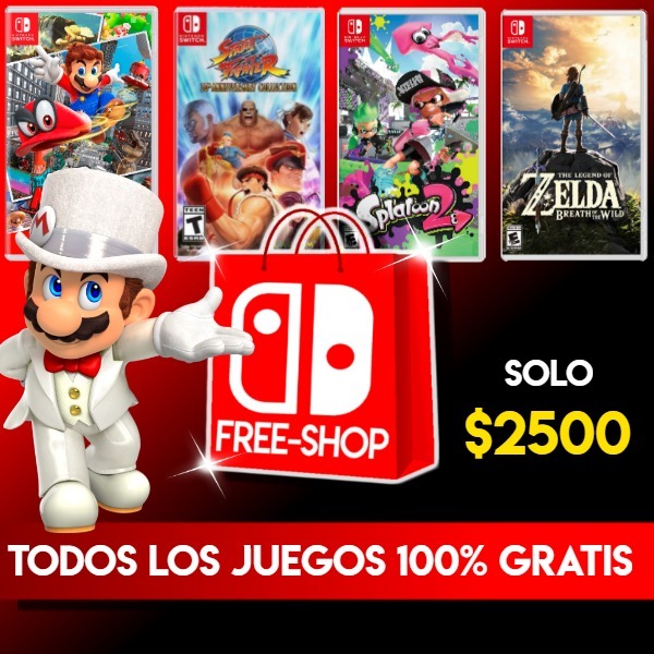 App De Juegos Gratis Para Nintendo Switch 1 600 00 En Mercado Libre