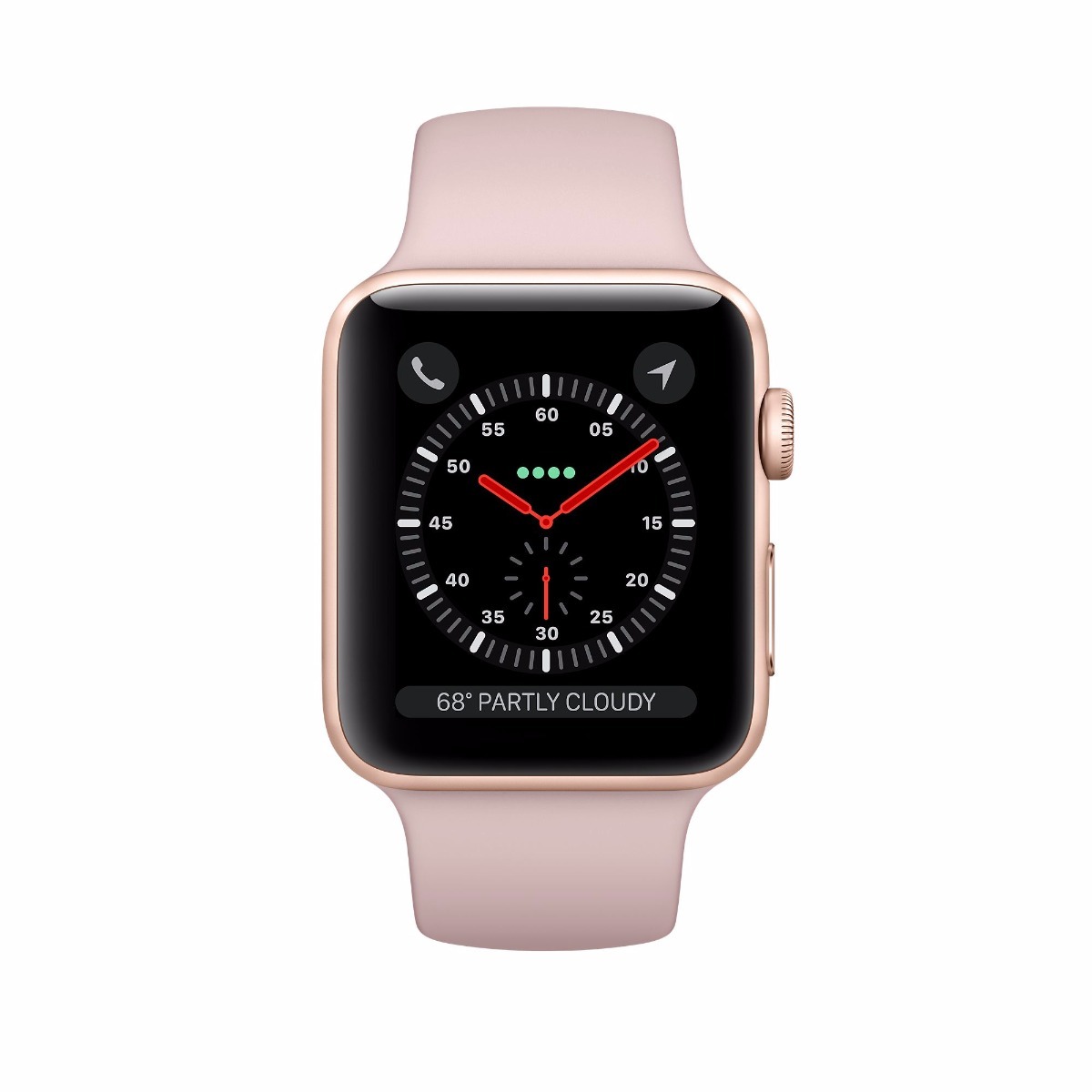 Apple Watch 38mm Serie 3/gold/rose/mqkw2ll/a Modelo Gps 2017 - R$ 2.299