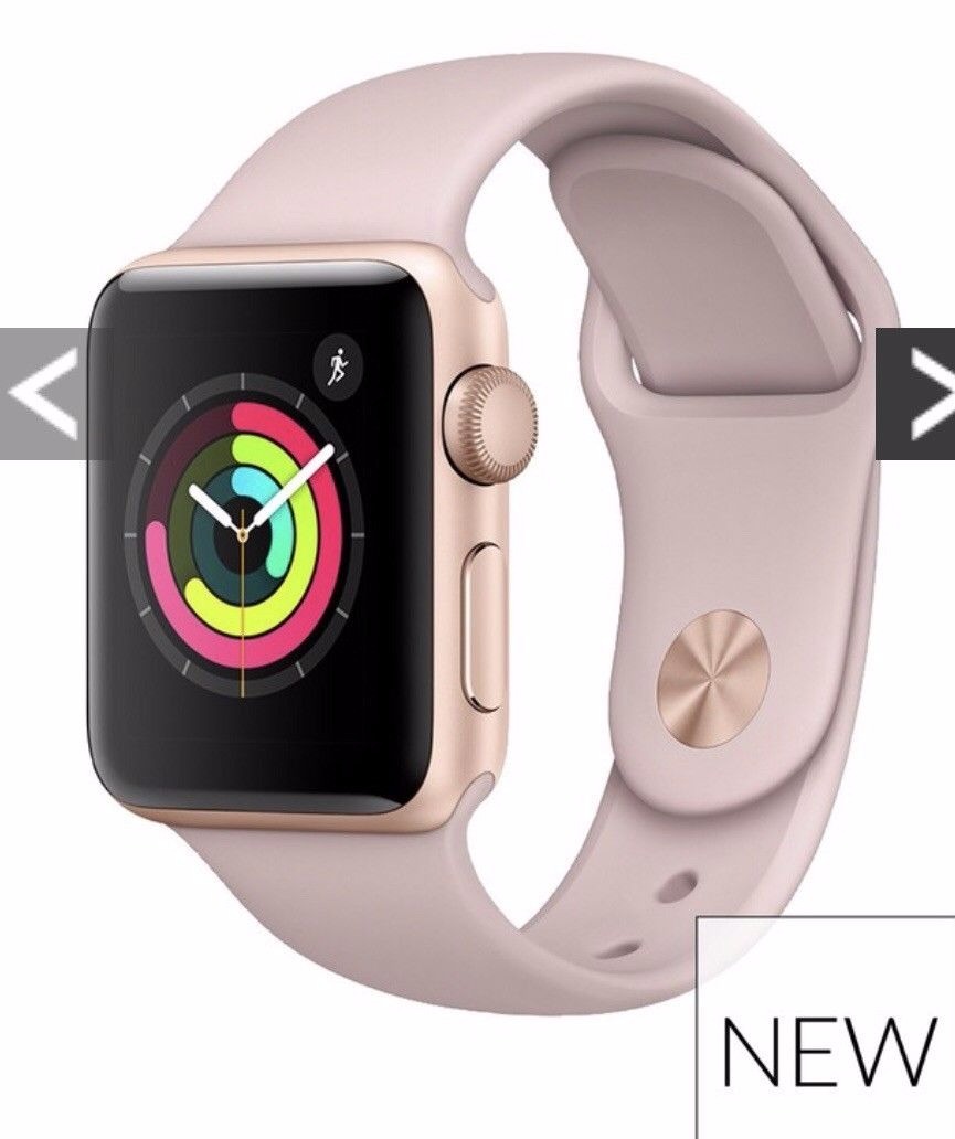Apple Watch Series 3 Aluminum watch.Announced Sep Features ″ AMOLED display, Apple S3 chipset, mAh battery, 16 GB storage, MB RAM, Ion-X strengthened glass.