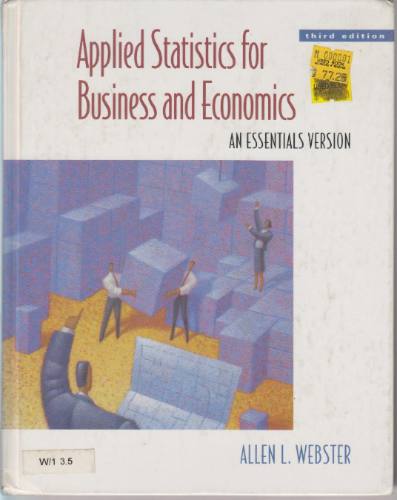Applied Statistics for Economics and Business