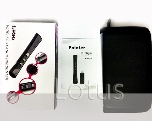Apresentador com laser