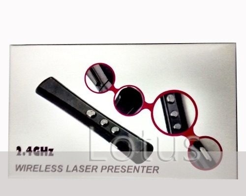 Apresentador com laser