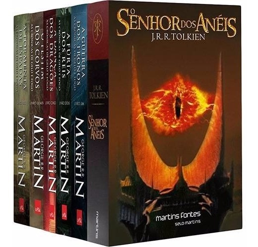 Kit Coleção Game Of Thrones + Senhor Dos Anéis (6 Livros) - R$ 299 ...