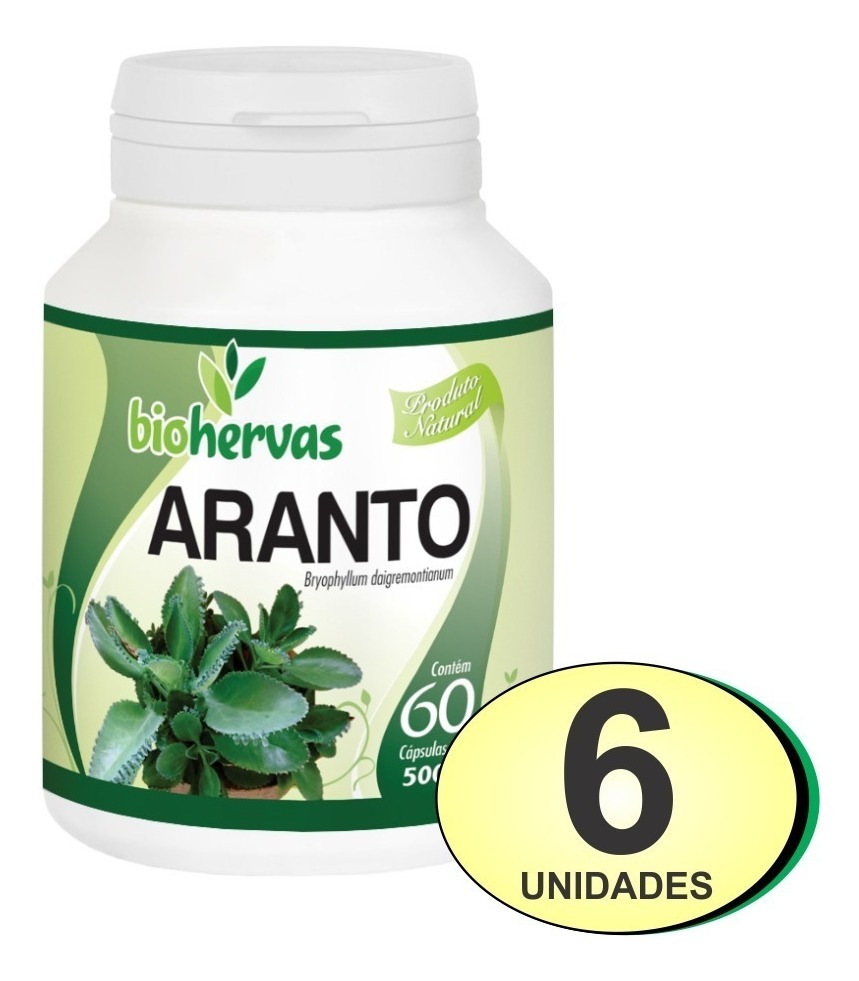 Aranto 360 Capsulas De 500mg Combate O Cancer Frete Gratis R