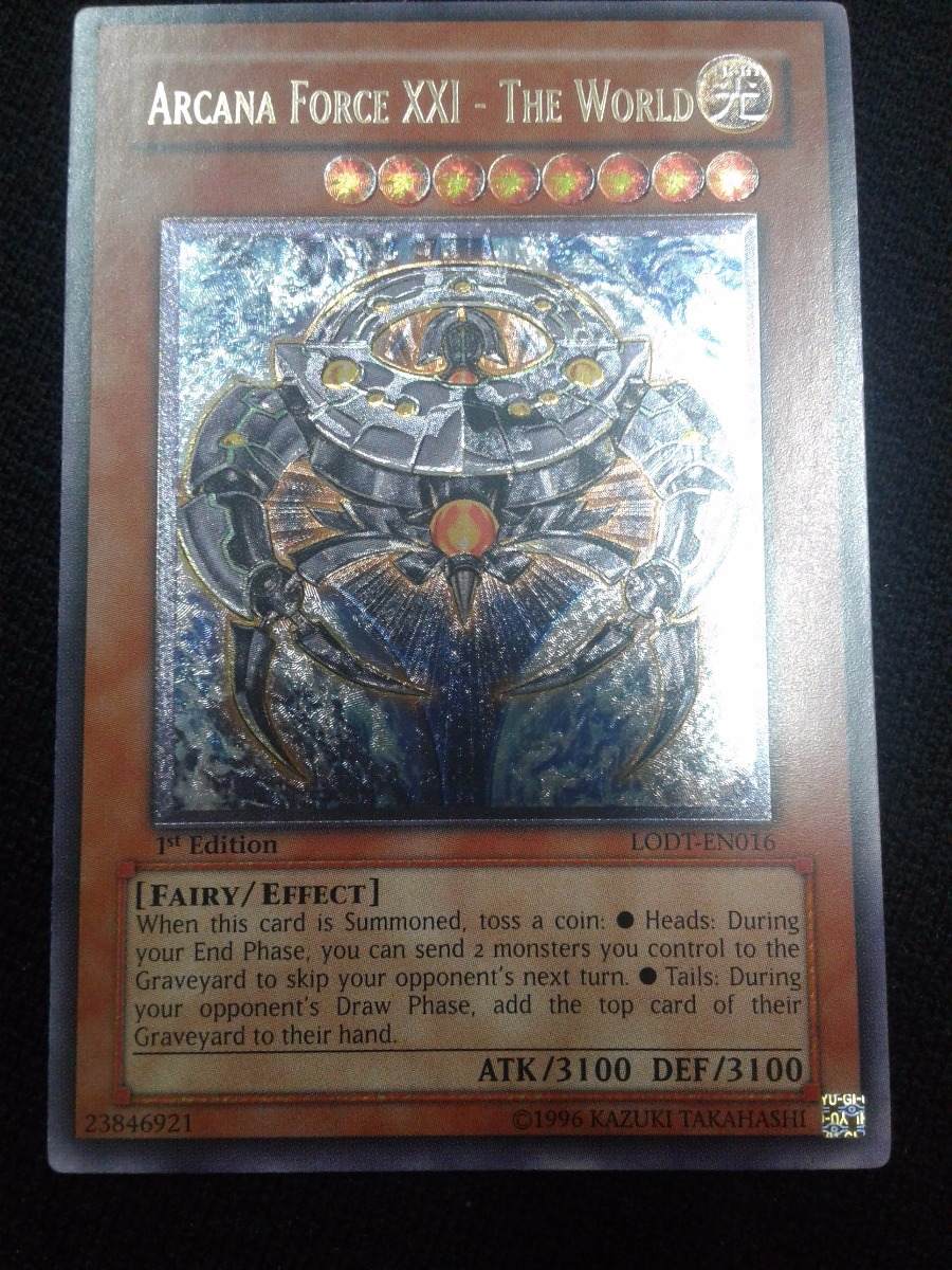 Arcana Force Xxi The World Lodt En016 Yugioh Envio Gratis