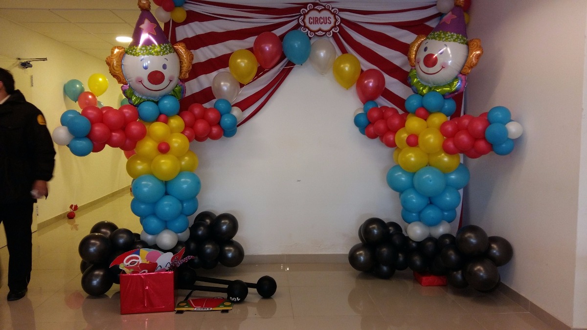 Resultado de imagen para PAYASO GLOBOS AMARILLOS