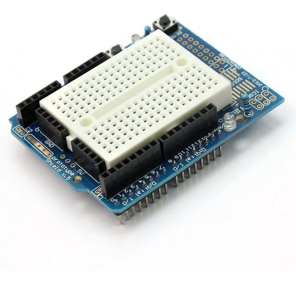 Atmega328P Arduino Prototyping Prototype Shield ProtoShield With Mini Breadboard
