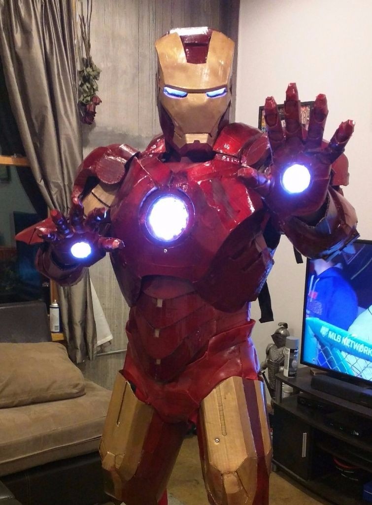 Armadura Completa Homem De Ferro Iron Man Feita Sob Medida