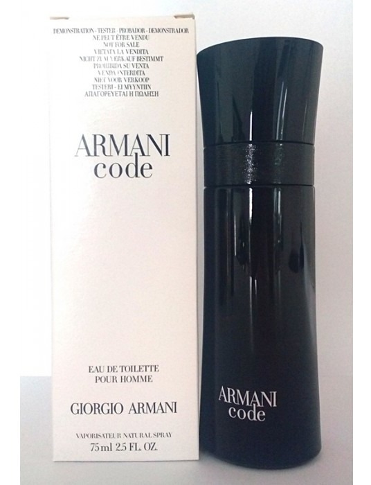 armani code tester