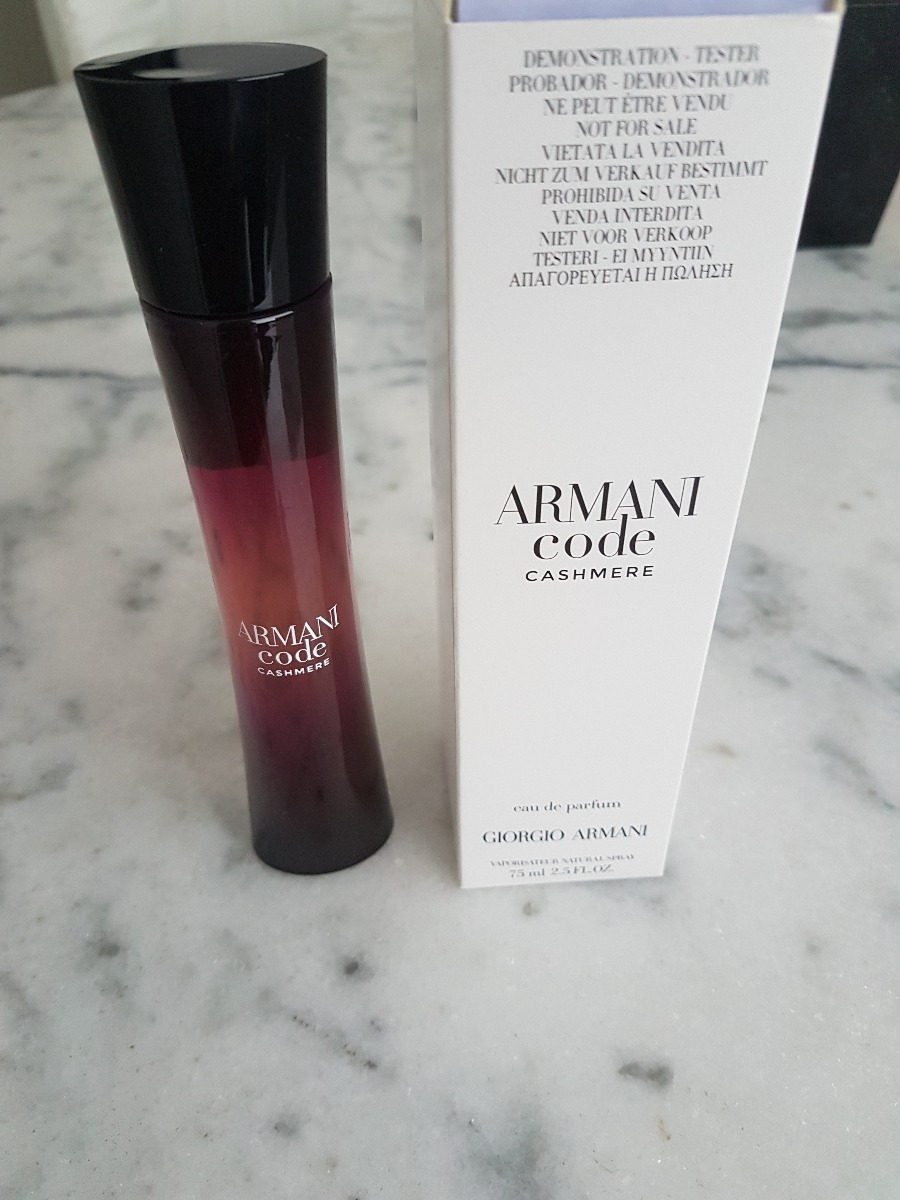 armani code cashmere tester