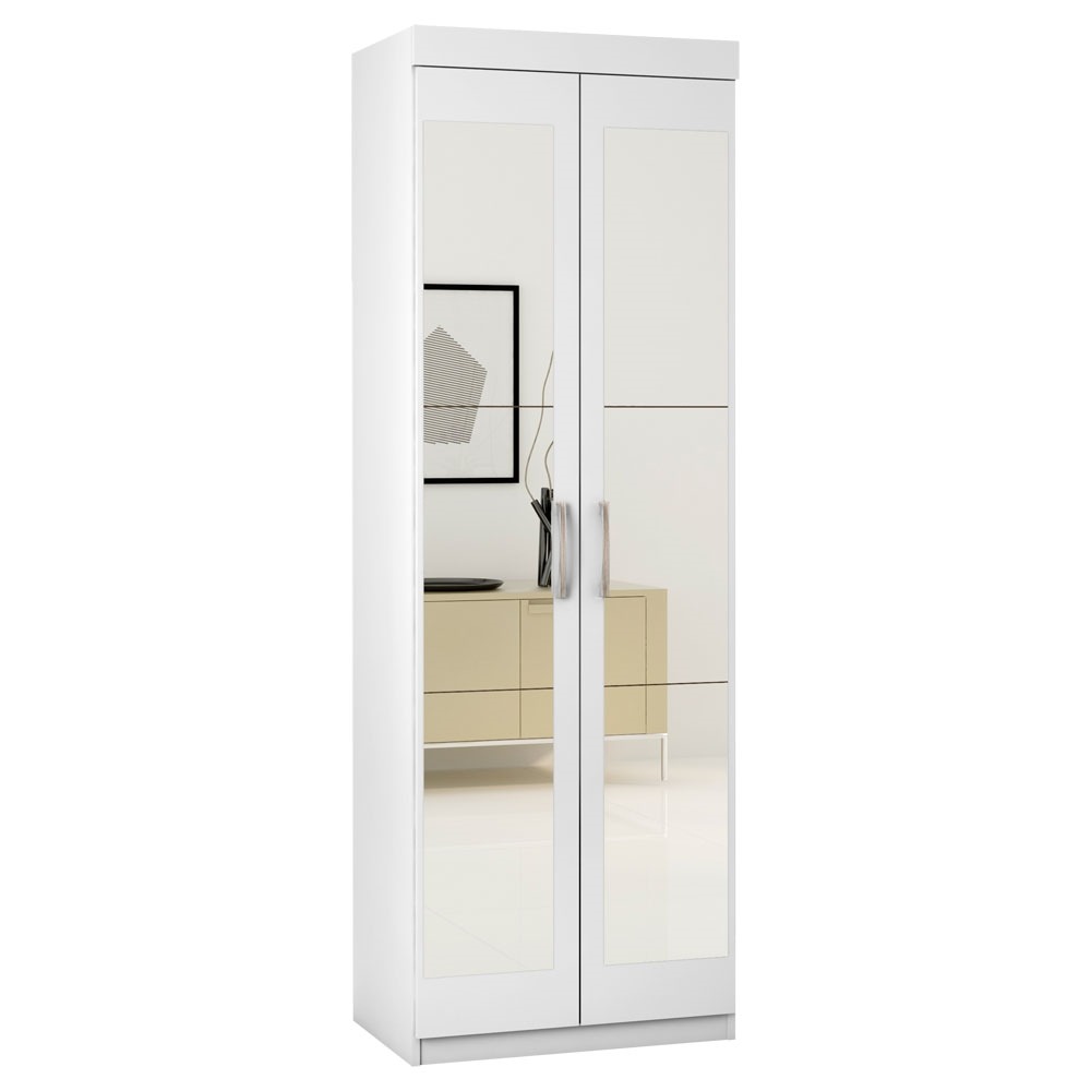 Armário Multiuso 62x184cm 2 Portas C Espelho Araplac 7020 R$ 249,07 em Mercado Livre Armarios Para Quarto Solteiro ~ Armário Multiuso 62x184cm 2 Portas C Espelho Araplac 7020 R$ 249,07 em Mercado Livre