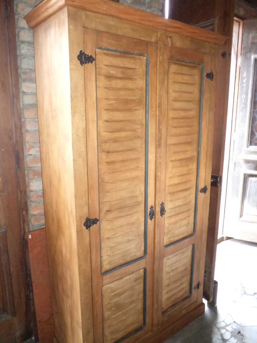Armário Rustico Com Portas De Veneziana R$ 2 500,00 em Mercado Livre Feira De Artesanato Uruguai ~ Armário Rustico Com Portas De Veneziana R$ 2 500,00 em Mercado Livre