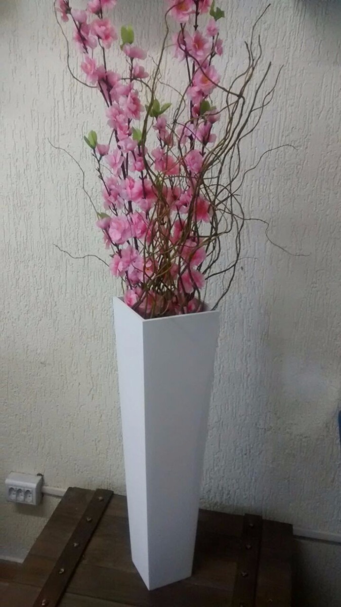 Arranjo De Chão Decorativo Flores Artificiais Bonito Barato - R$ 155,90