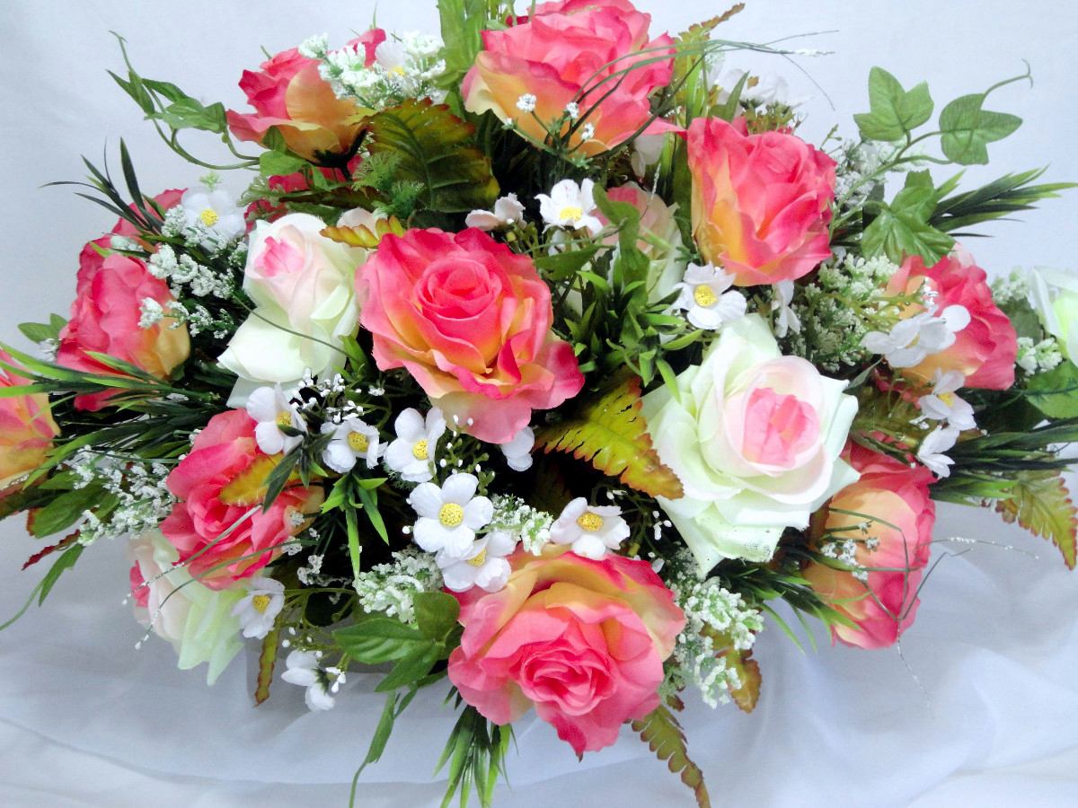 Arranjo Floral Flores Artificiais De Seda Dia Das Mães R$ 150,00 em Mer -> Decoracao De Banheiro Com Flores Artificiais Arranjo Floral Flores Artificiais De Seda Dia Das Mães R$ 150,00 em Mer -> Decoracao De Banheiro Com Flores Artificiais