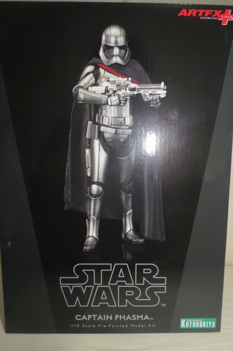 Star Wars The Force Awakens Captain Phasma 1//10 Scale Statue By ArtFx Kotobukiya