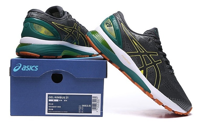 asics gel nimbus 12 verdes