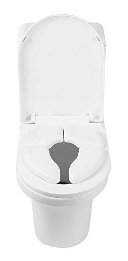 Orinal Asiento acolchado plegable Orinal Asiento Coj/ín Inodoro Entrenamiento Coj/ín de Seguridad Coj/ín Port/átil de Viaje Closestool Asiento de Asiento Accesorios de Ba/ño para Ni/ños