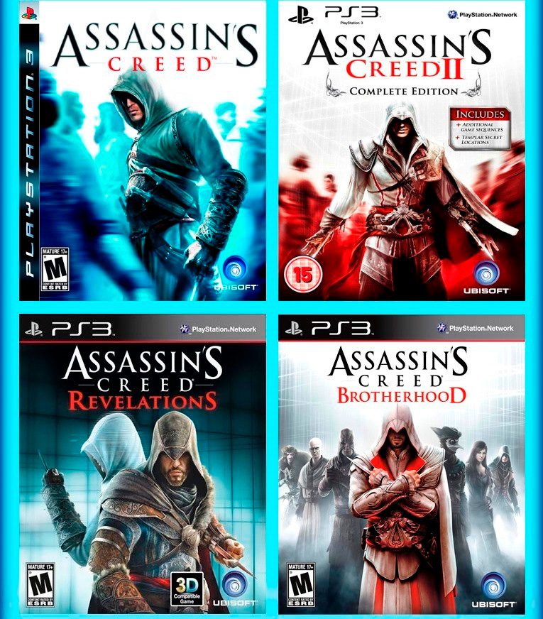 assassins creed 1 2 revelations y brotherhood ps3 digital 149