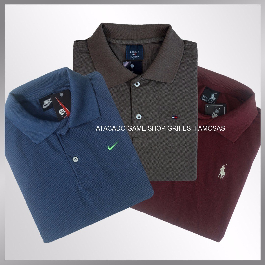 camisas de grife atacado