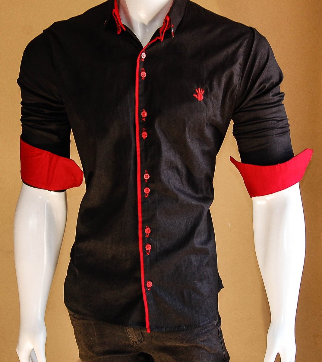 Nuevo 2016 Marca Hombres Camiseta Slim Fit Camisas