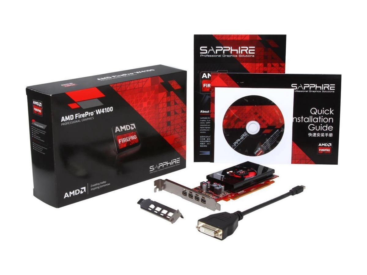 amd firepro w4100 2gb 4 mdp amd firepro w4100 2gb 4 mdp