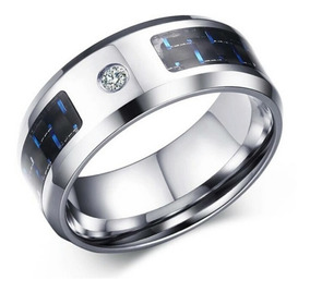 1 elegante anillo de mujer caballeros anillo Anillo de acero inoxidable anillo grabado m033