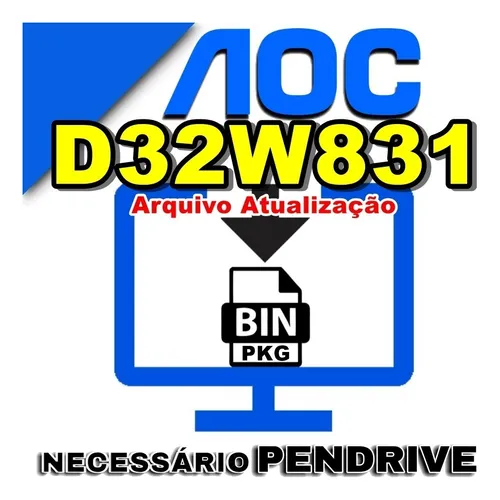 Atualização De Software Firmware Para Tv Aoc D32w831