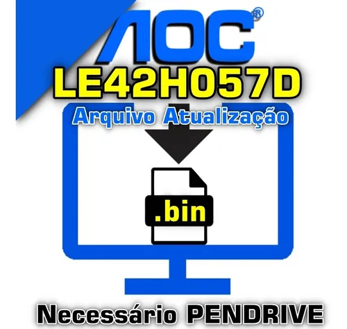 Atualização De Software Firmware Para Tv Aoc Le42h057d