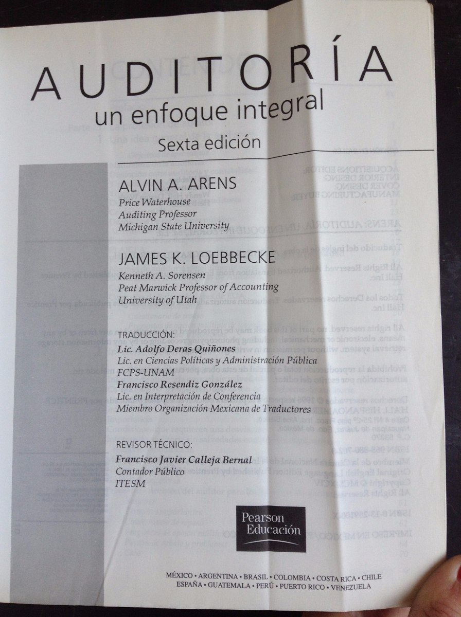 auditoria un enfoque integral alvin arens