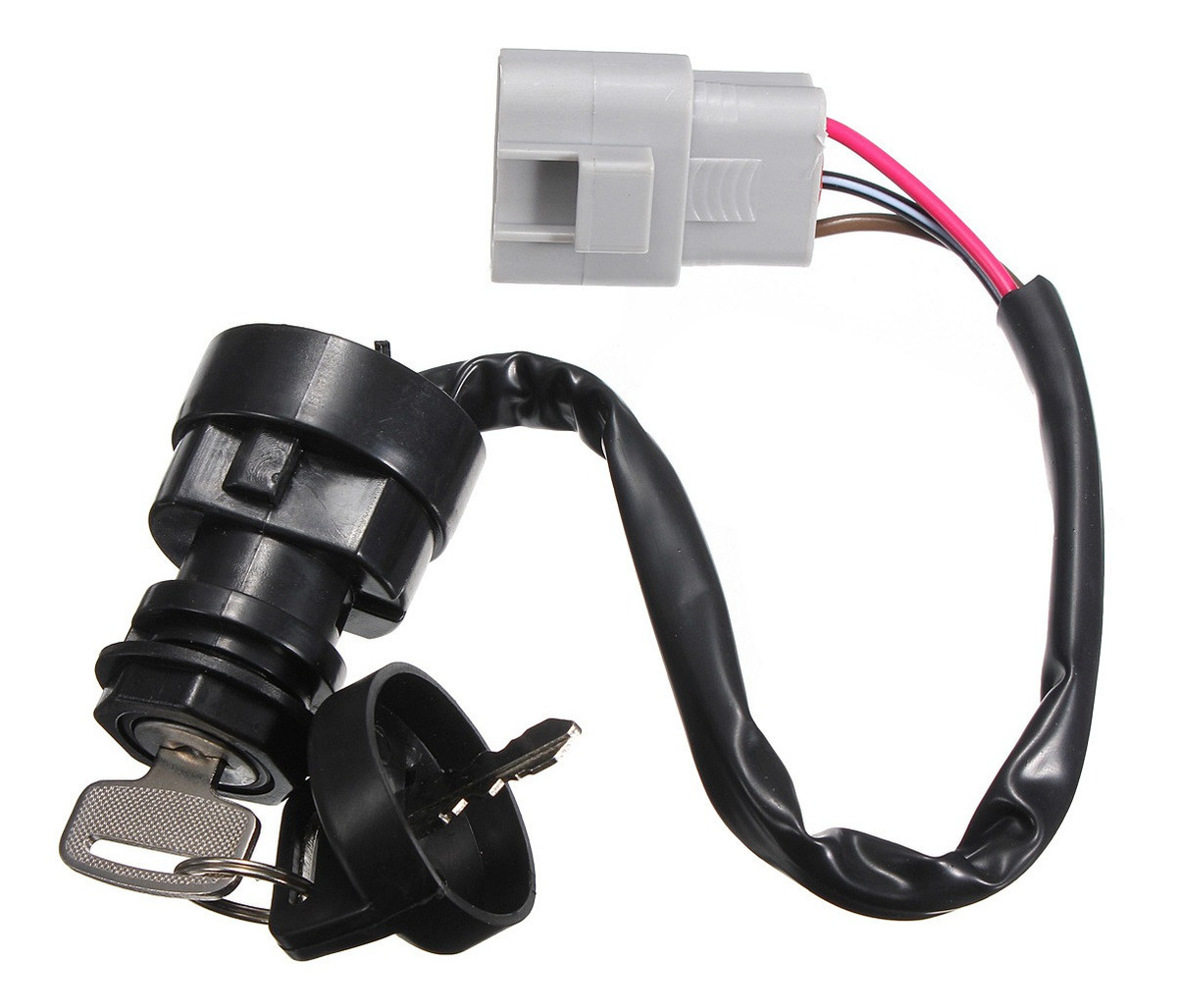 Keenso 2 Pin motocicleta ATV interruptor de llave de encendido para Yamaha YFM 350 Bruin 660R 700R Raptor 350X Warrior