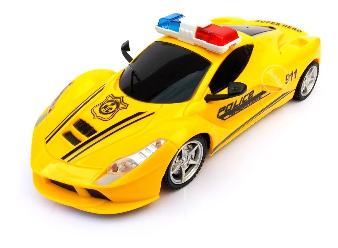auto de policia a control remoto
