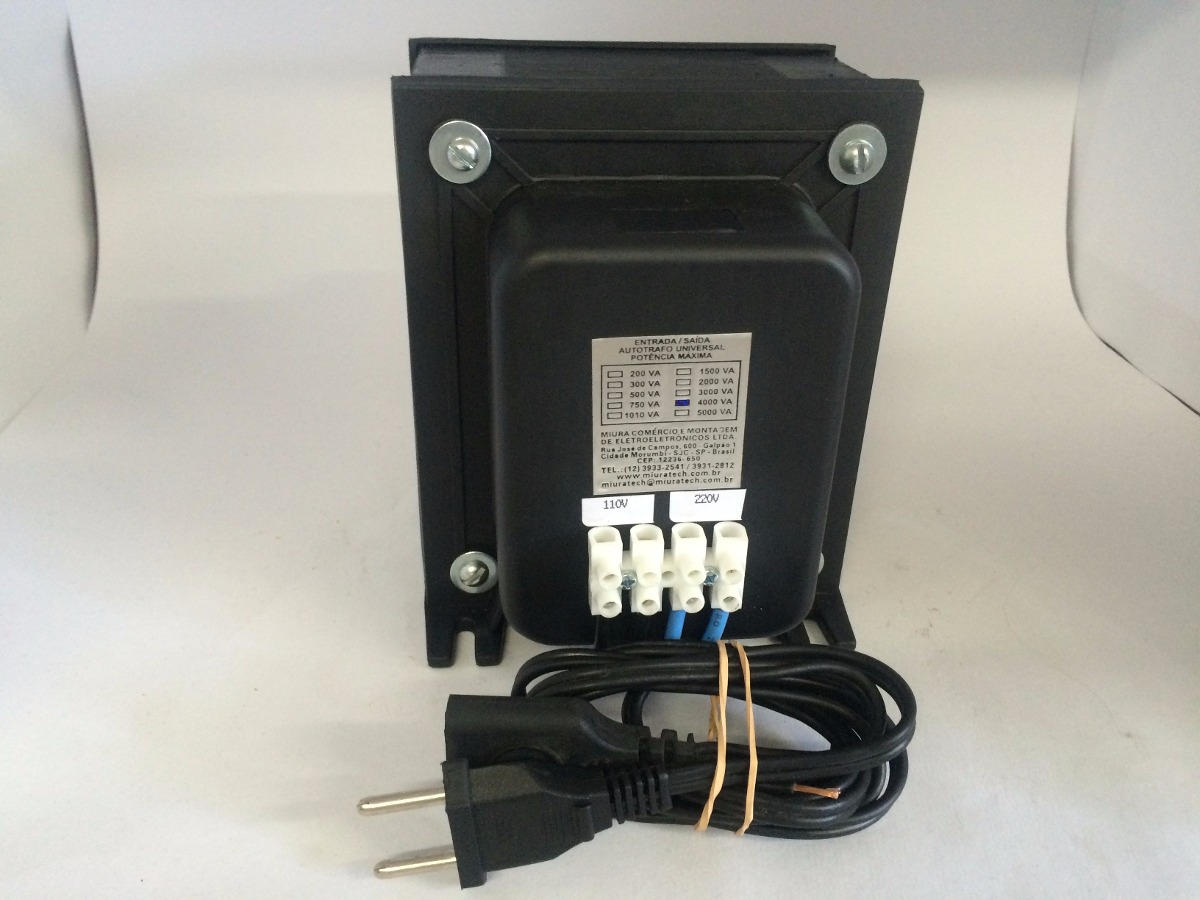Transformador 110v Para 220v Ar Condicionado Auto Transformador 18000btus 110v 220v Para Ar Condicionado - R$ 300,00