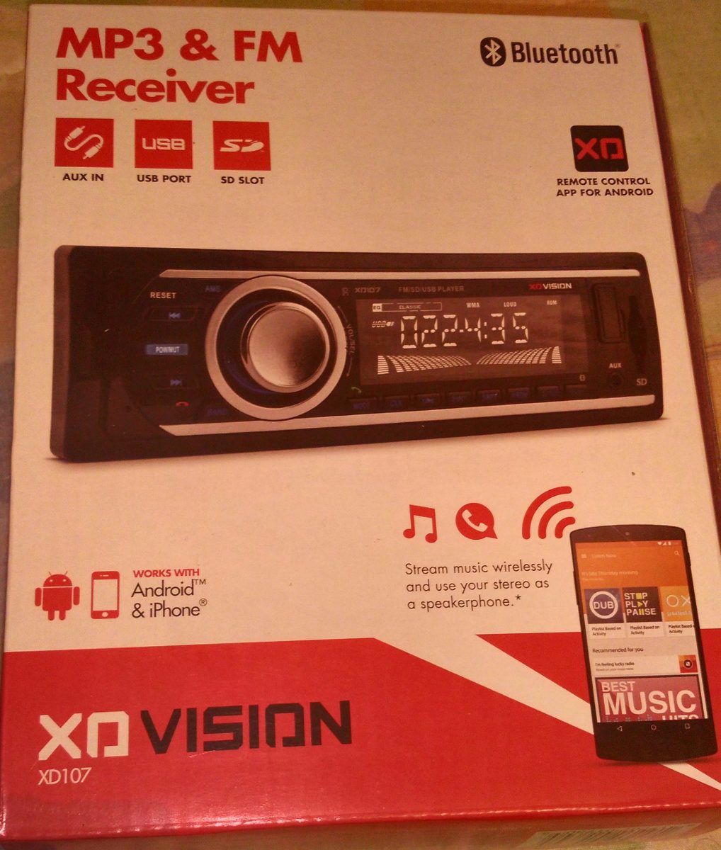 Autoestereo Xo Vision Xd107 Bluetooth - $ 499.00 en Mercado Libre