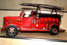 Juguetes De Réplica Modelo Chapa Autos Colección Bomberos shrdotQCxB