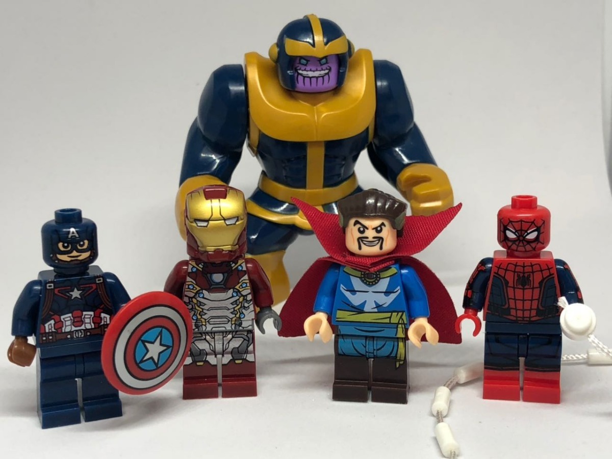Avangers Infinity War Marvel Minifiguras Tipo Lego- Thanos 