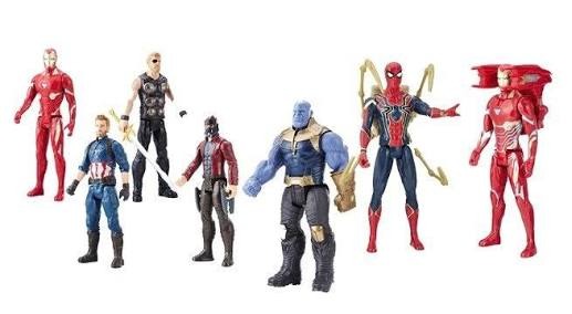 figuras de los vengadores infinity war