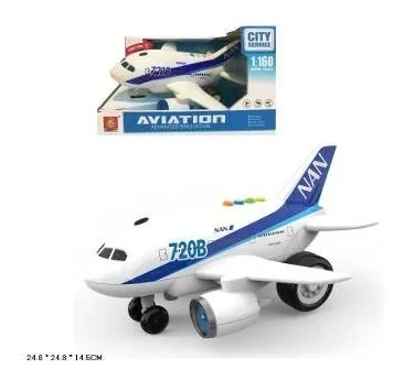 avion de juguete con luces
