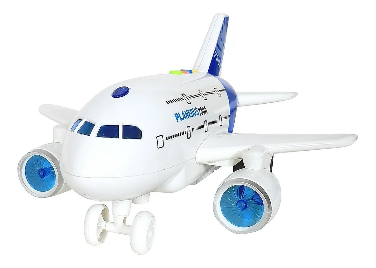 avion de juguete con luces