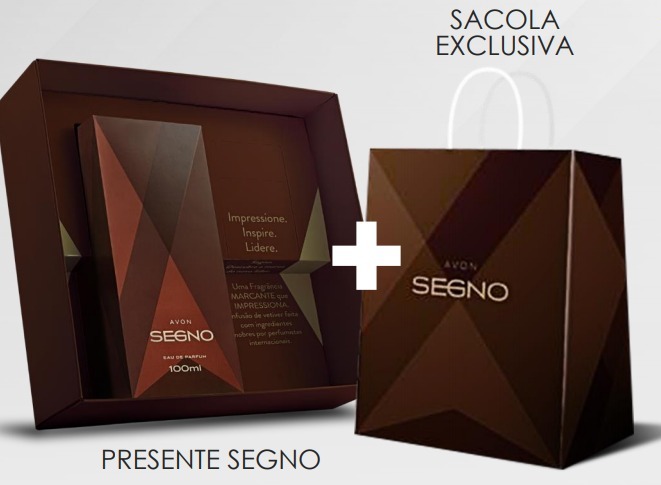 Avon Segno Eau De Parfum 100ml Frete Gratis Caixa Sacola R