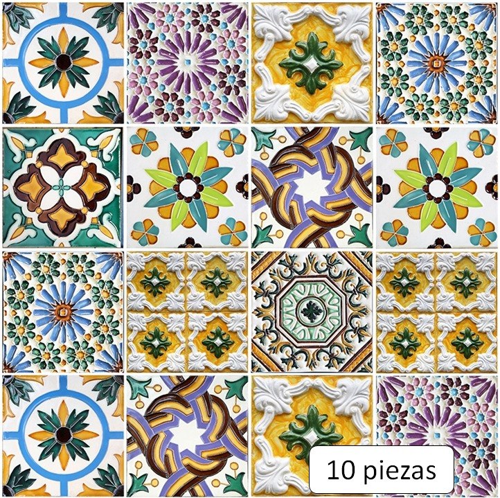 Azulejos Adhesivos Cocina Baño Mosaico Portugués Porto - $ 299.00 en