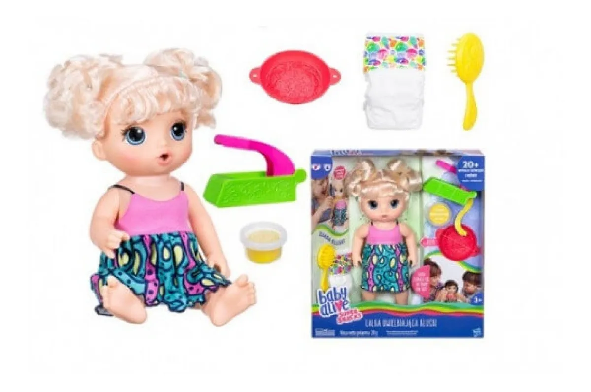 Jugueteria Palermo | Baby Alive Super Snacks Rico Espagueti Come Y Hace Popo Bebe - $ 5.700,00