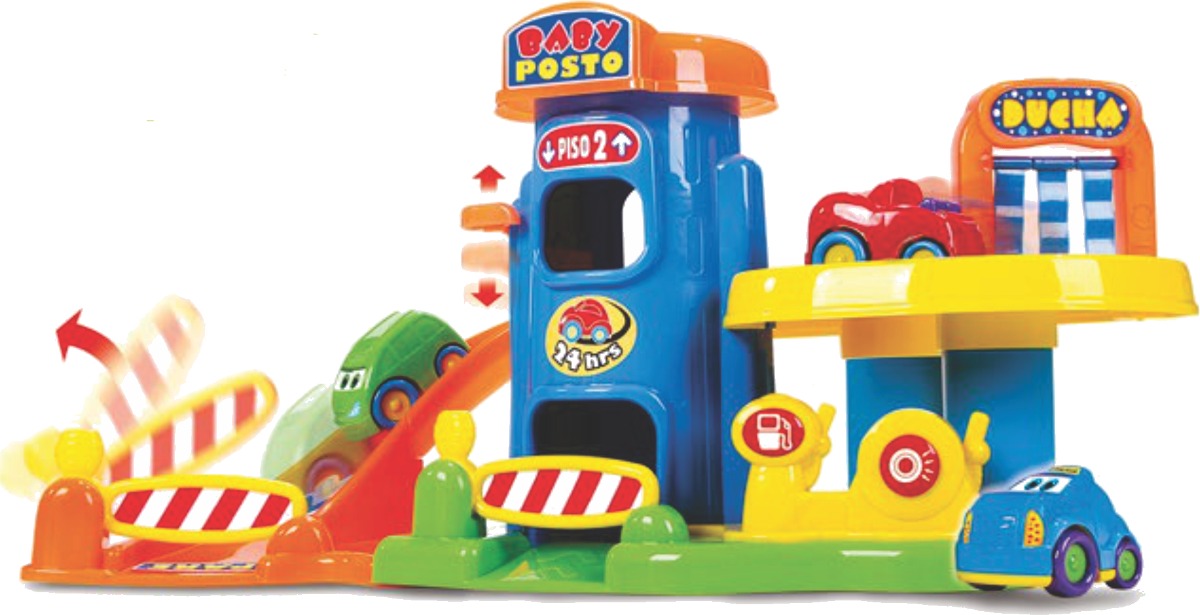 Presente Para Crianças De 2 Anos Baby Posto De Gasolina Brinquedo Barato Para Meninos 2 Anos - R$ 109,90
