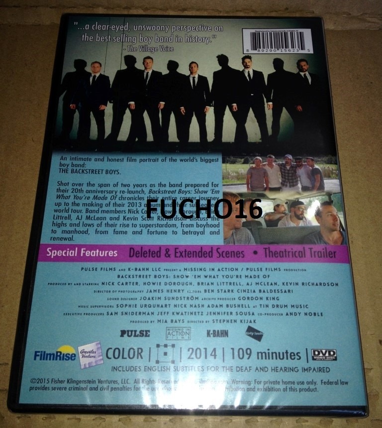 backstreet boys dvd show em what you re made of importado r 22
