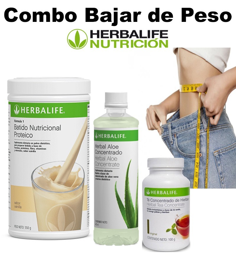Suplementos alimenticios para bajar de peso herbalife