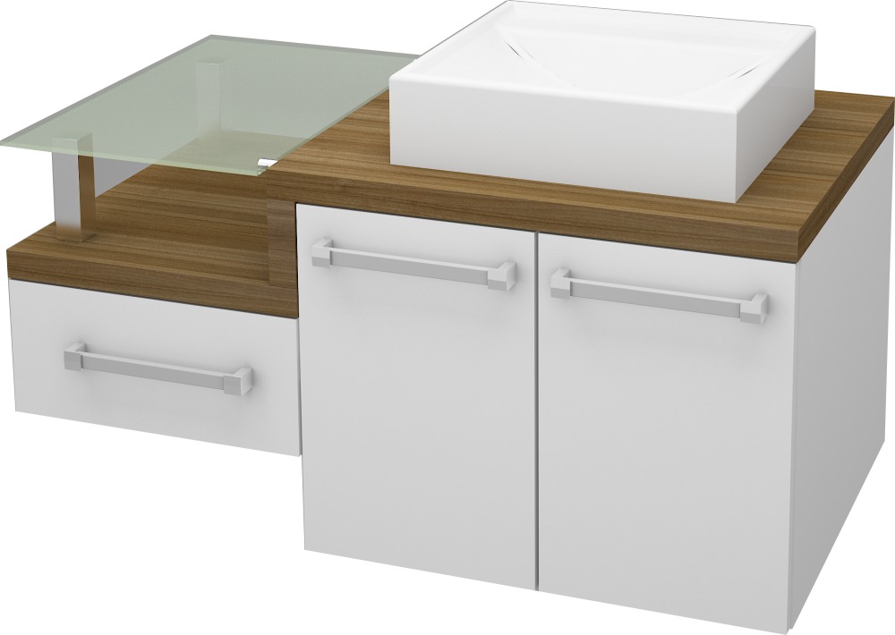 Balcão Gabinete De Banheiro Legno Branco E Nogal Com Cuba R$ 499,00 em Merc -> Gabinete Para Banheiro Branco Com Cuba Balcão Gabinete De Banheiro Legno Branco E Nogal Com Cuba R$ 499,00 em Merc -> Gabinete Para Banheiro Branco Com Cuba