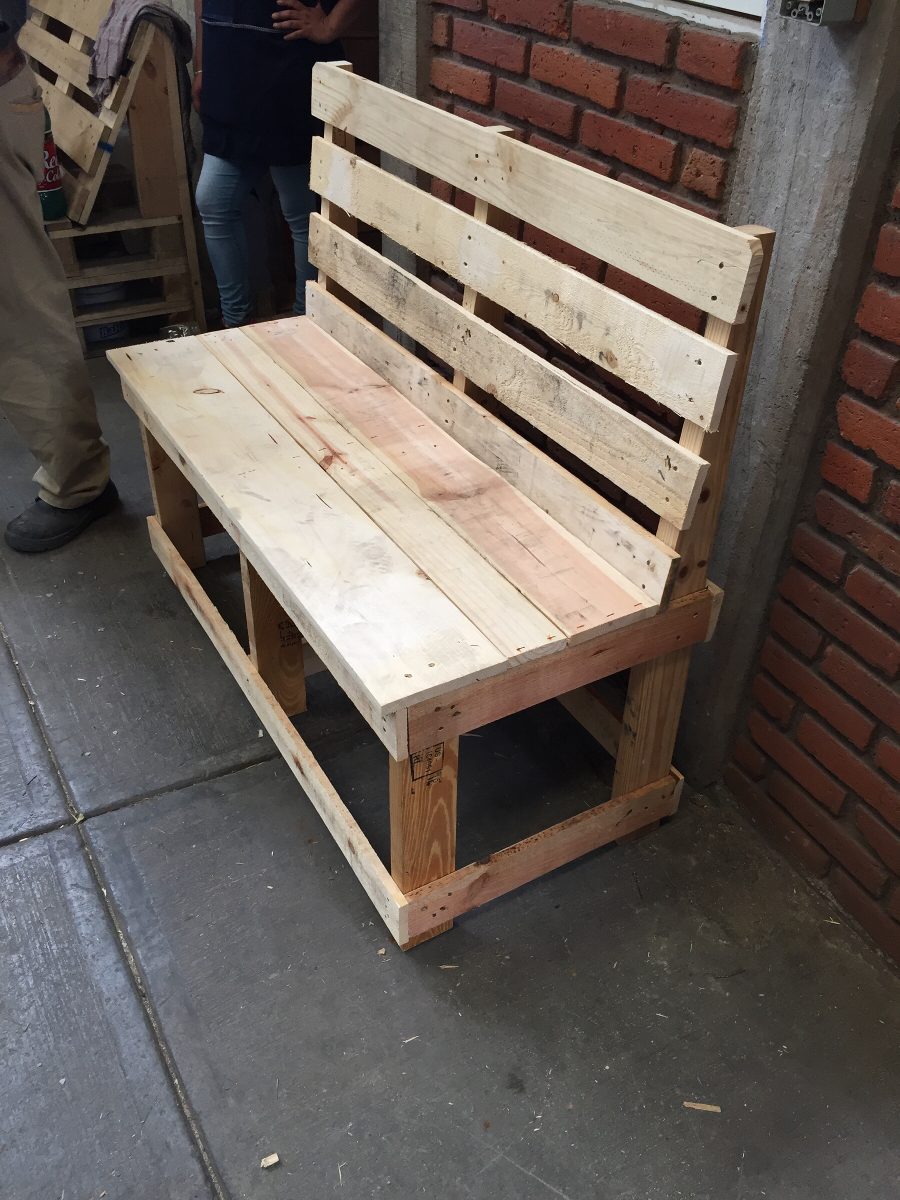 Banca De Madera Reciclada - $ 600.00 en Mercado Libre