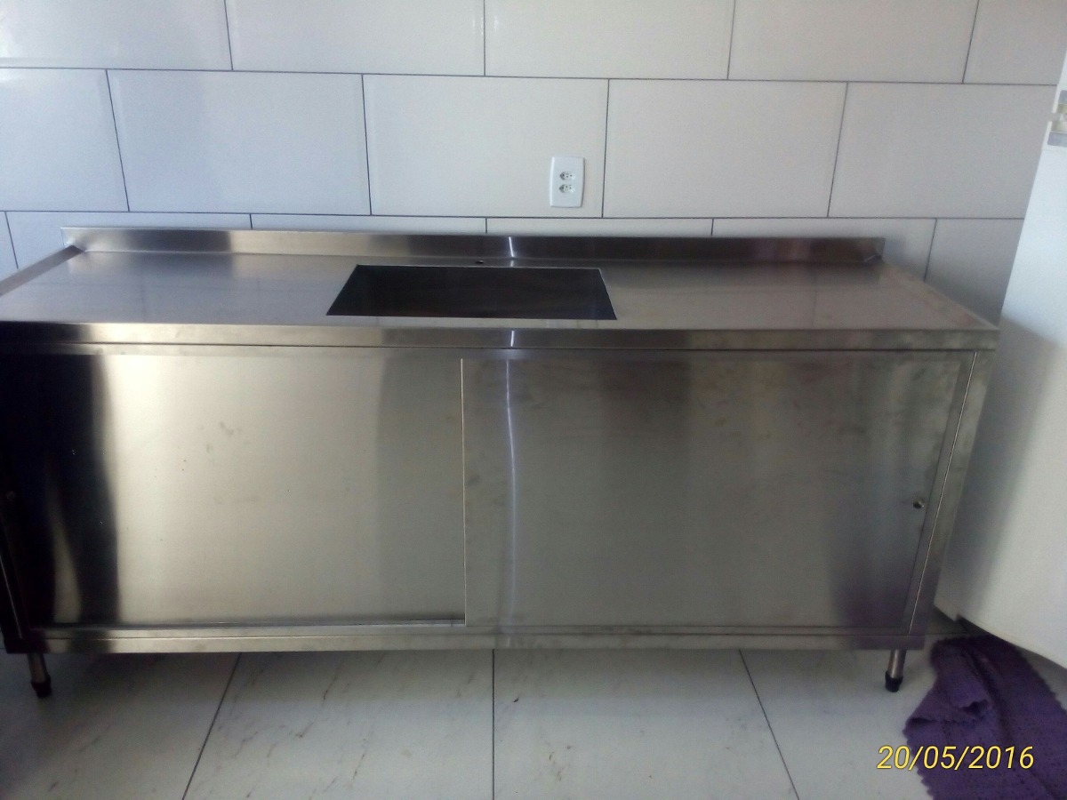 gabinete bancada bancada c gabinete pia inox 2 mts x 70 cmt x 90cm alt r gabinete bancada bancada c gabinete pia inox 2 mts x 70 cmt x 90cm alt r