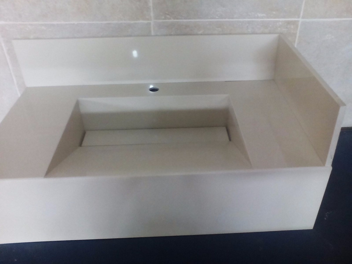 Bancada Com Cuba Inclusa Em Porcelanato R$ 450,00 em Mercado Livre # Bancada De Cozinha Em Porcelanato Bancada Com Cuba Inclusa Em Porcelanato R$ 450,00 em Mercado Livre # Bancada De Cozinha Em Porcelanato
